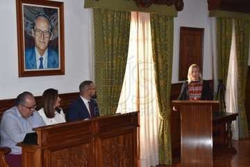 La investigadora Alejandra Sanjuan reclama en el Pleno de Telde un 